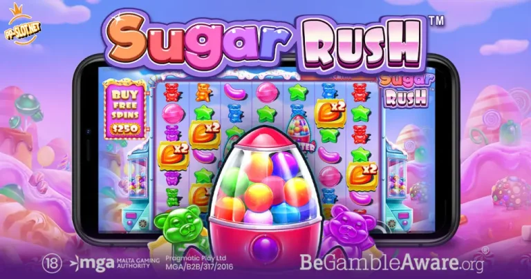 รีวิว สล็อต Sugar Rush ค่าย Pragmatic Play